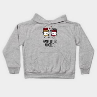 Peanut butter and jelly Kids Hoodie